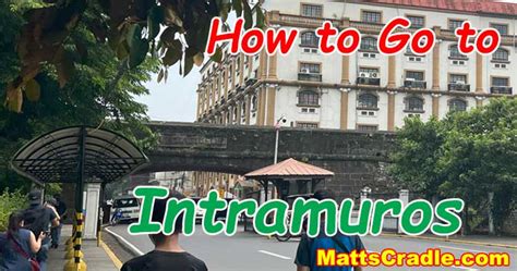 how to go from intramuros to bgc high street and vice versa.